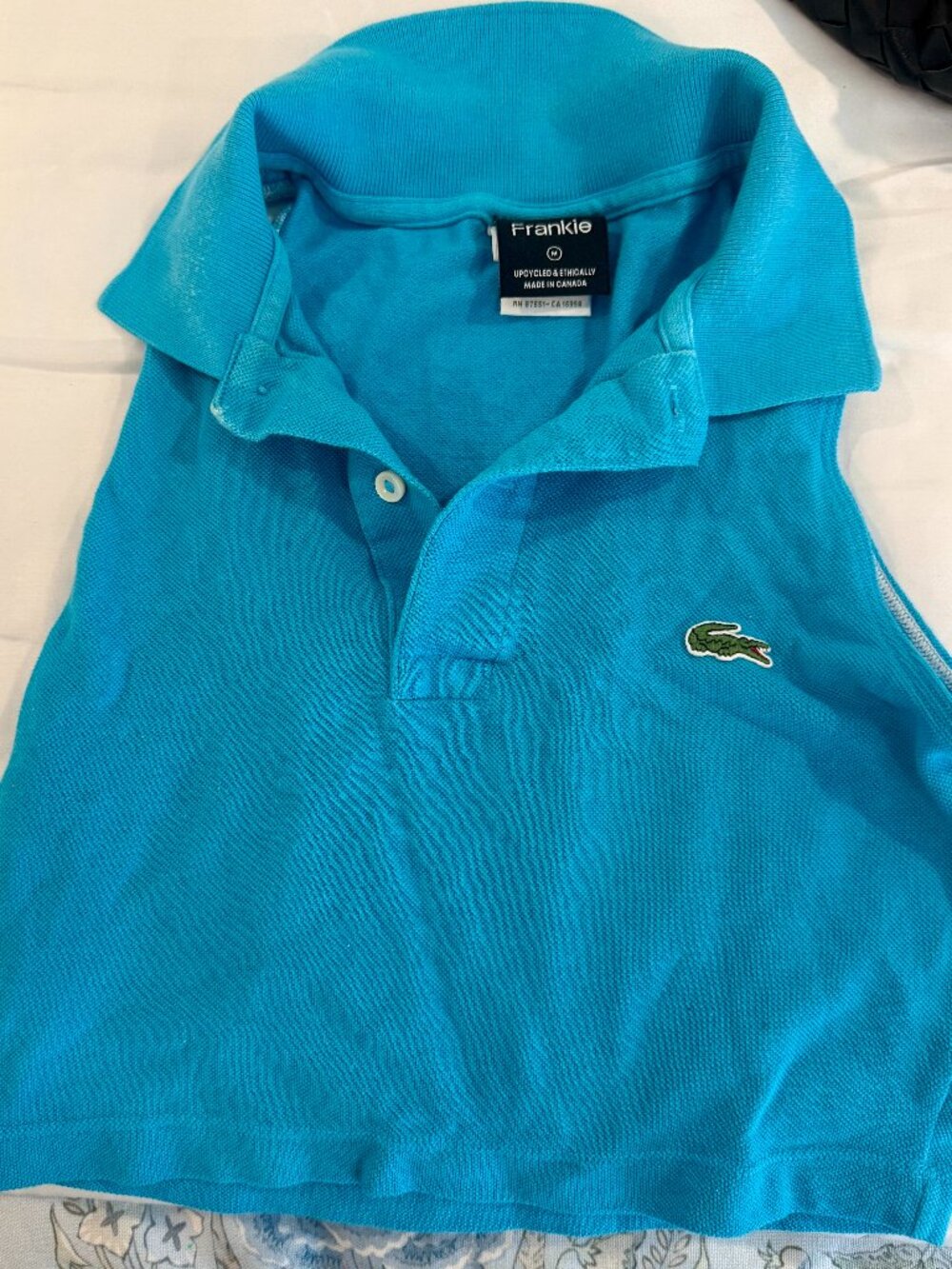 Frankie Collective Rework Lacoste Collared Tank